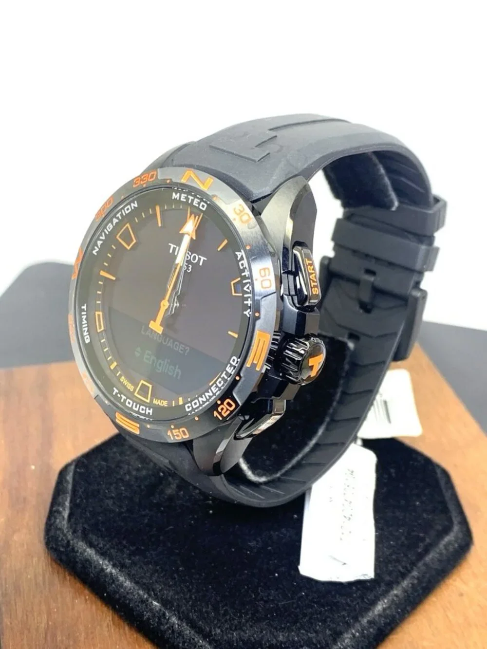 Tissot T-Touch Connect Solar Men's Watch Titanium Black 47.5mm T1214204705104